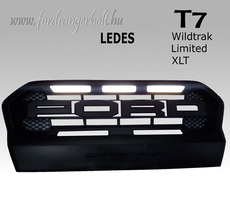 Hűtőrács RAPTOR Maszk T7 wildtrak,limited,XLT /LEDES/